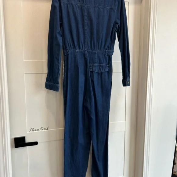 ASOS Blue Denim Jumpsuit - Picture 3 of 3